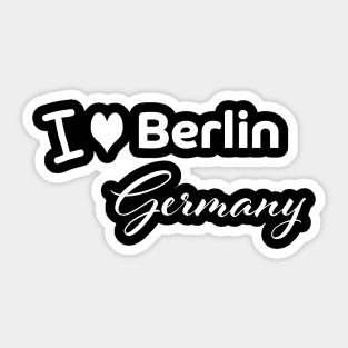 I love Berlin Germany Sticker